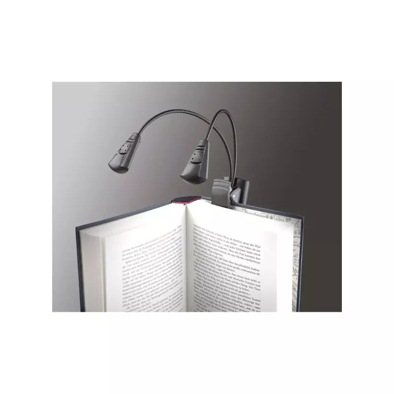 Lampa LED na pulpit nutowy König & Meyer 12243 czarna zasilana bateriami