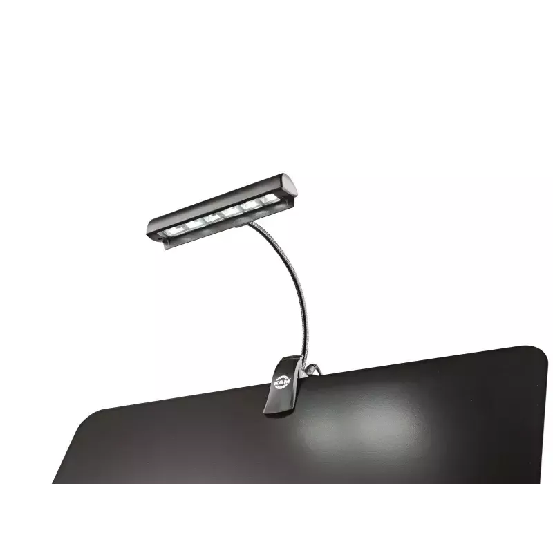 Lampa do pulpitu nutowego König & Meyer 12248-000-55 LED zasilana bateriami i sieciowo czarna