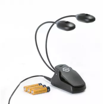 Lampa LED dwugłowicowa km König & Meyer model 12270-000-55 — dwugłowicowa lampa zastępcza LED