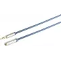 Kabel audio 3,5 mm ShiverPeaks z wąską chromowaną metalową wtyczką, złocone styki, 3,00 m
