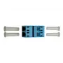 Adapter światłowodowy LC Telegärtner J08071A0000 niebieski