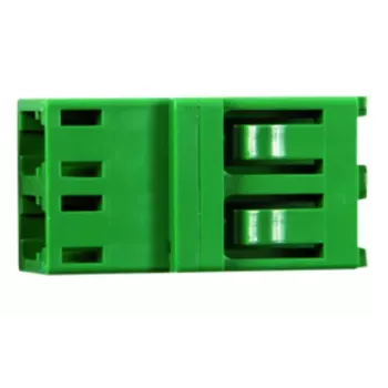 Adapter światłowodowy LC/APC Telegärtner J08071A0004 zielony