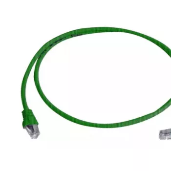 Kabel sieciowy Telegärtner Cat.7 MP8 FS 600 LSZH 0.5m zielony