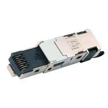 Złącze RJ45 Telegärtner J80026A0045 czarne ze stali nierdzewnej