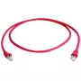 Kabel krosowy sieciowy Telegaertner MP8 FS 500 LSZH Cat6a 0.25 m czerwony SF/UTP (S-FTP) RJ45–RJ45