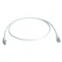 Kabel sieciowy Telegaertner Cat6a S/FTP (S‑STP) RJ-45–RJ-45 0,25 m biały