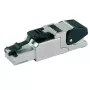 Telegärtner MFP8 T568 A Cat.6A złącze RJ-45, czarno-srebrne