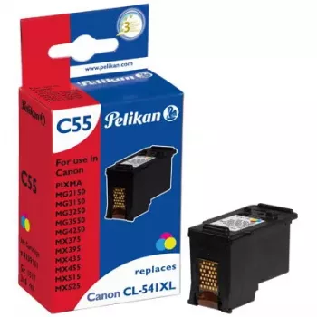 Wkład atramentowy Pelikan C55, kolorowy atrament pigmentowy 6 ml, trójkolorowy CMY, 1 szt.