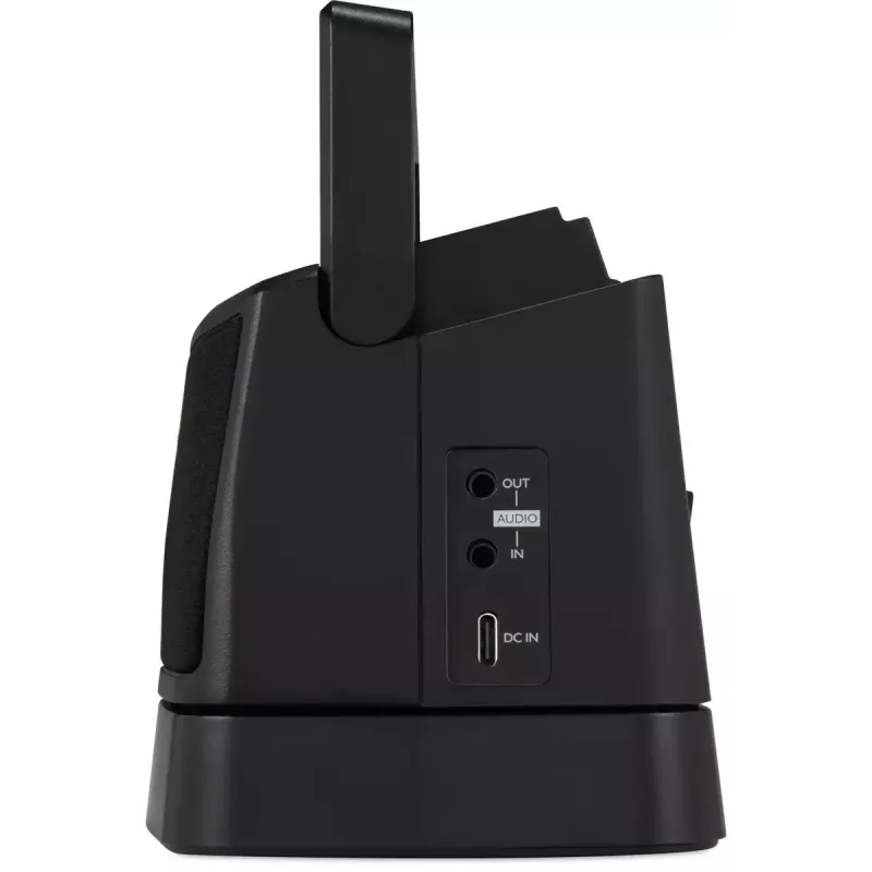 Przenośny głośnik stereo TECHNISAT ISIBOX 1 — moc RMS 4 W, łączność przewodowa i bezprzewodowa, wbudowana bateria, USB-C, czarny