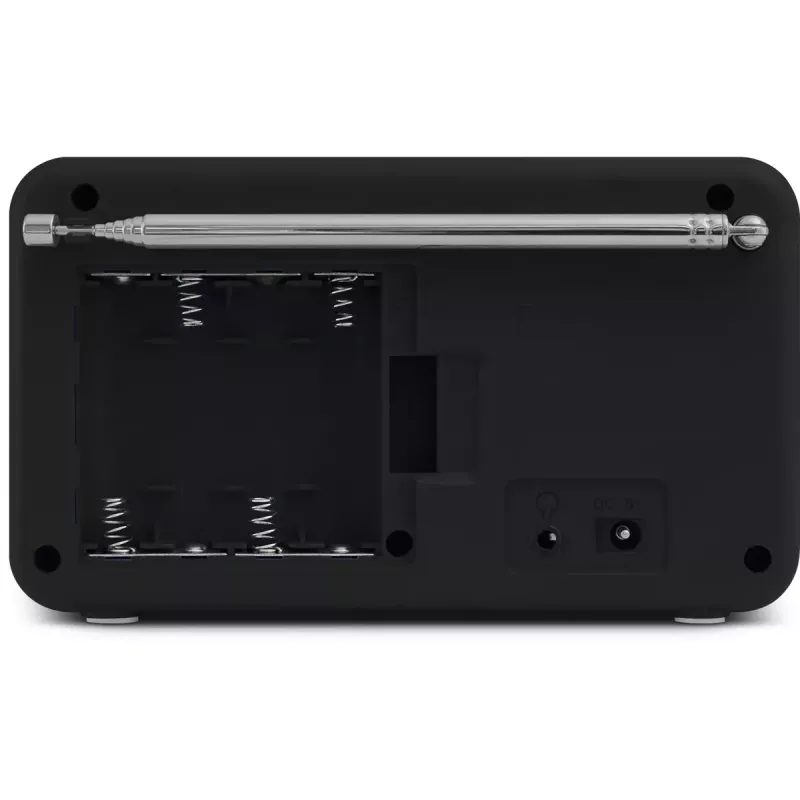 Przenośne radio TECHNISAT VIOLA 2 – DAB+ i FM, wyświetlacz LCD, 1 W, gniazdo 3,5 mm, czarne
