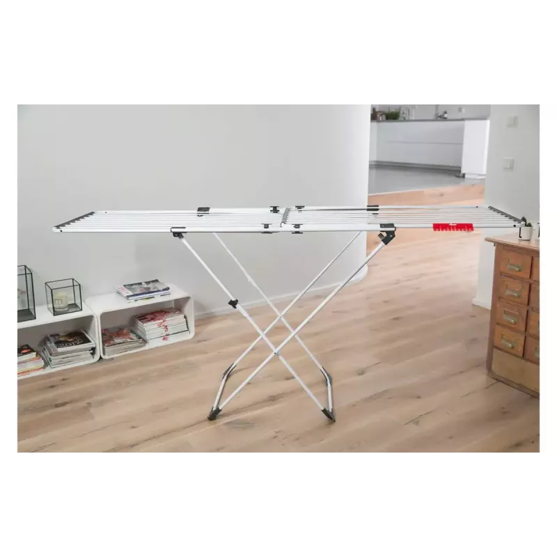 Wolnostojąca suszarka do prania VILEDA Doble 157246 — aluminium i stal, 22 m powierzchni suszenia, składana, długość 209 cm