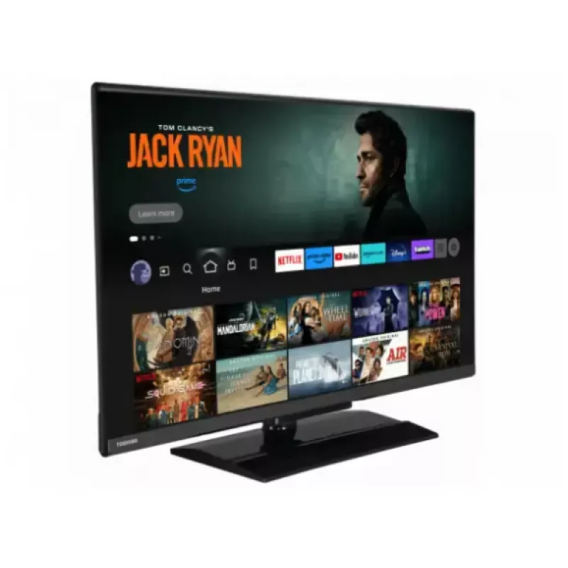 Toshiba 32LV3F63DA 32 cale (81,3 cm) Full HD DLED Smart TV, 1920×1080, 250 cd/m², DVB-C/DVB-S2/DVB-T2, Czarny