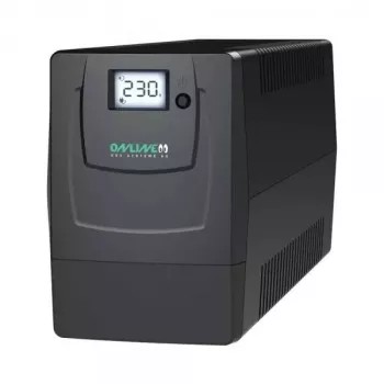Zasilacz awaryjny ONLINE USV-Systeme YUNTO Smile 400 Line-Interactive 0,4 kVA 240 W 2 gniazda AC 12 V 4,5 Ah LCD Tower