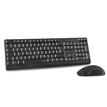 Zestaw klawiatura i mysz SPEEDLINK Niala Universal RF Wireless QWERTZ norweski czarny