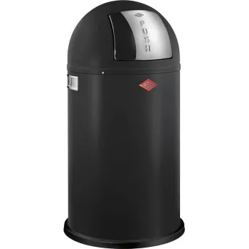 Kosz na śmieci Wesco Kickmaster Soft Matt Czarny – sterowany pedałem kosz stalowy 12 L