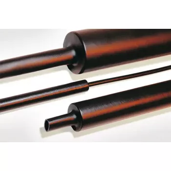 Rurka termokurczliwa HellermannTyton 323-20080, czarna, długość 1 m, średnica 2–8 mm, opakowanie 240 szt.