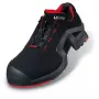 Buty ochronne Uvex 85162 unisex dla dorosłych czarno-czerwone poliuretan mikro welur