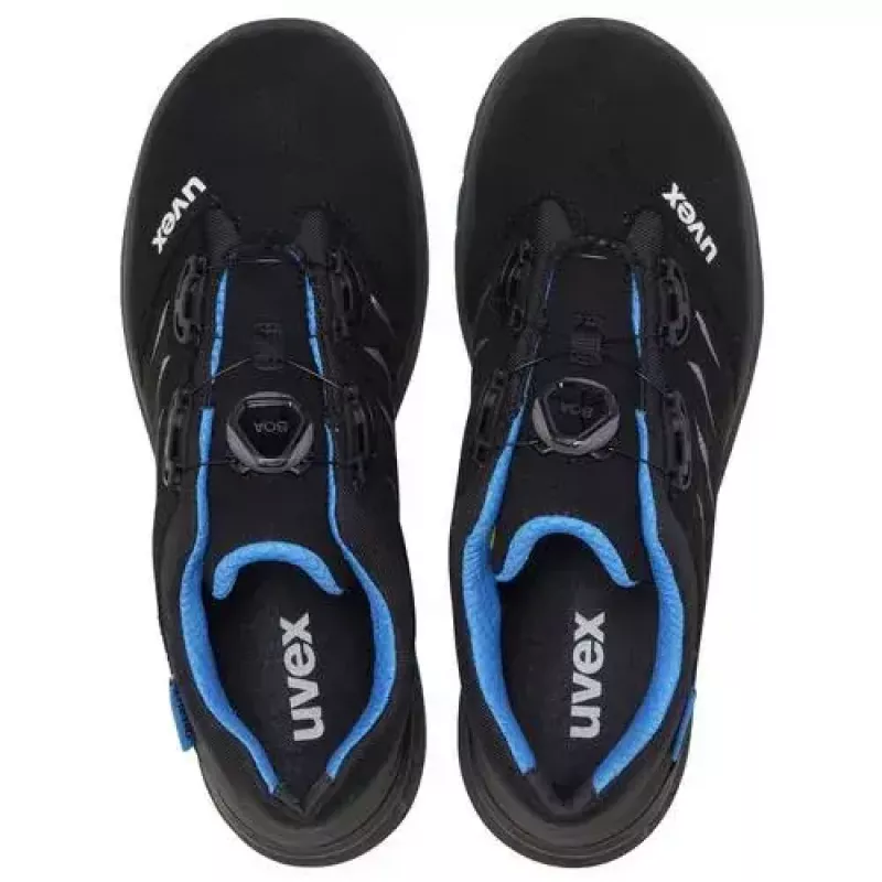 Buty ochronne Uvex 69382 Męskie Dorosłe Czarny Niebieski Poliuretan Syntetyk