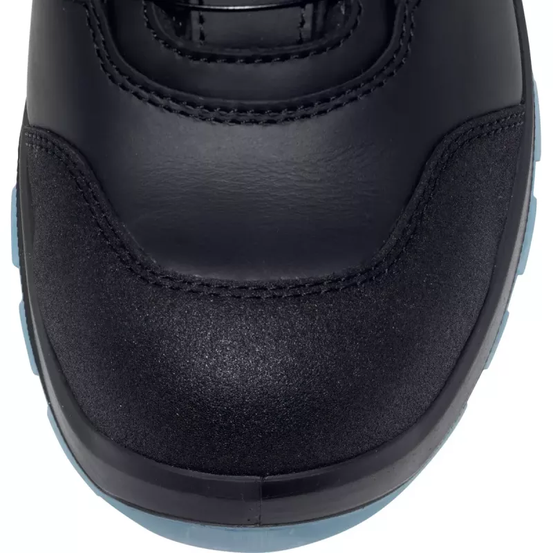 Buty ochronne Uvex xenova BOA S1P unisex dla dorosłych czarno-niebieskie skóra PU