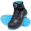 Buty ochronne Uvex xenova BOA S1P unisex dla dorosłych czarno-niebieskie skóra PU