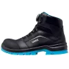 Buty ochronne Uvex xenova BOA S1P unisex dla dorosłych czarno-niebieskie skóra PU