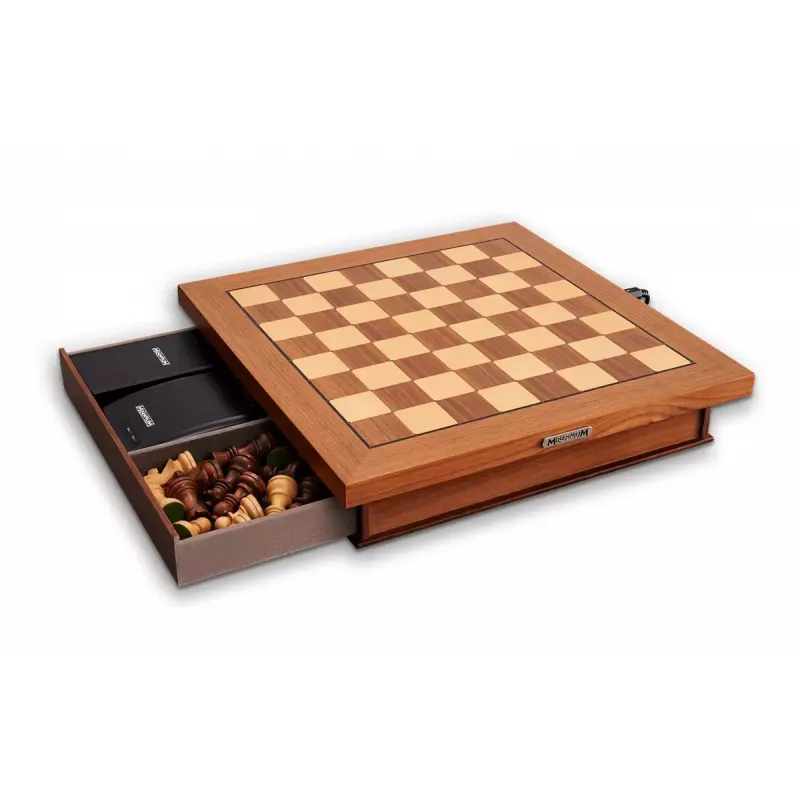 Szachownica Millennium M843 Desktop Single Piece Board 32x32 cm