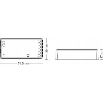 Sterownik LED MiBoxer FUT037Z+ 3w1 RGBW Zigbee 3.0