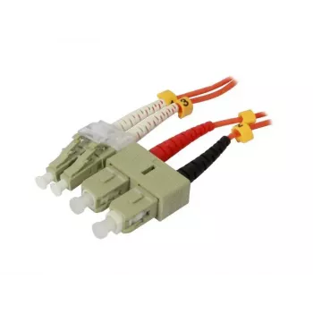 Kabel światłowodowy Synergy 21 S216728 0,5m 2x LC 2x SC pomarańczowy