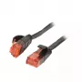 Kabel sieciowy Synergy 21 S216179V2 Czarny 0,15 m Cat6 U/UTP