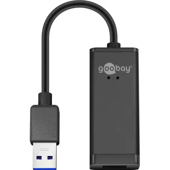Goobay 39038 Karta sieciowa Ethernet 1000 Mbit/s USB Przewodowa