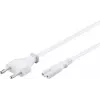 Kabel połączeniowy Euro wtyk Goobay 51326 1,5 m biały