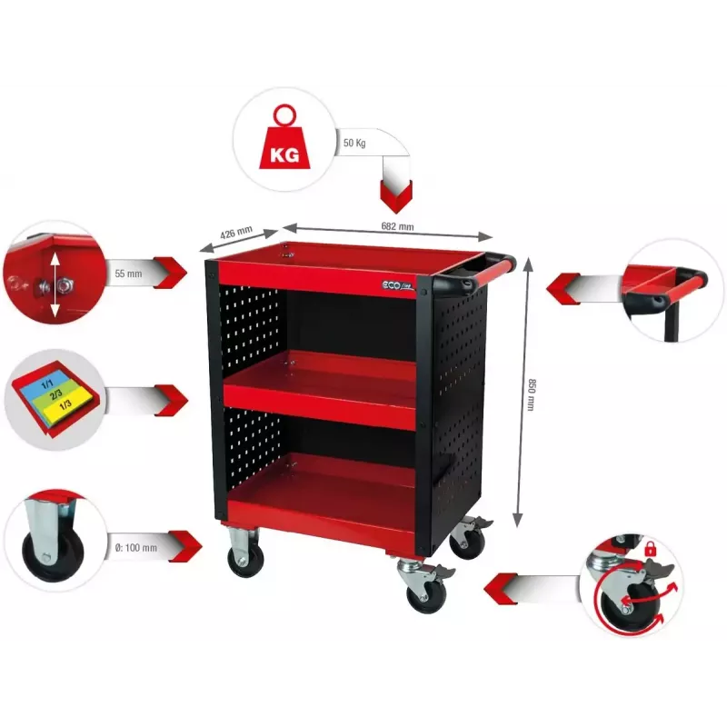 Walizka narzędziowa KS Tools 890.0006 350x250x130 mm