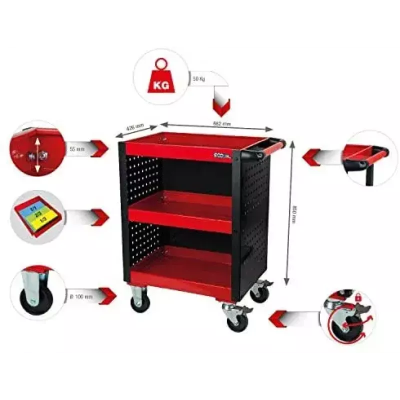Walizka narzędziowa KS Tools 890.0006 350x250x130 mm