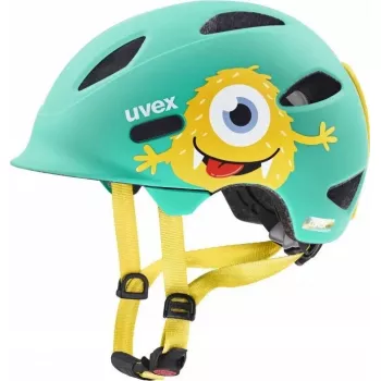 Kask rowerowy dla dzieci UVEX Oyo Style rozmiar 50–54 cm — monster lagoon matt