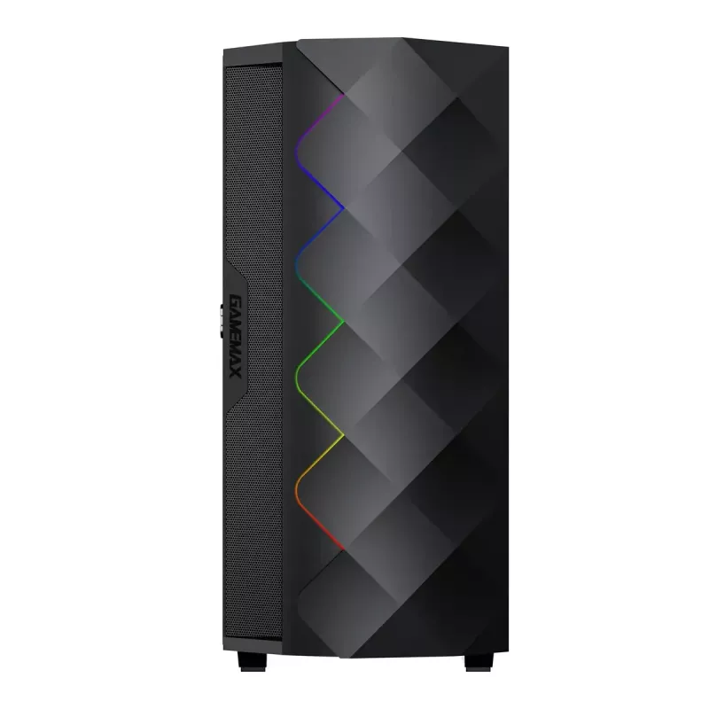 Hyrican GAMEMAX Diamond BK 7795 PC — AMD Ryzen 5 5500, 16 GB DDR4, 1 TB SSD, NVIDIA GeForce RTX 5050, Windows 11 Home, czarny