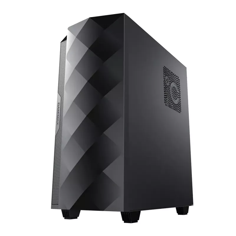 Hyrican GAMEMAX Diamond BK 7795 PC — AMD Ryzen 5 5500, 16 GB DDR4, 1 TB SSD, NVIDIA GeForce RTX 5050, Windows 11 Home, czarny