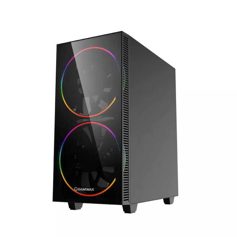 Komputer stacjonarny Hyrican GAMEMAX Czarny Hole 7811 — Intel Core i5-14400F, 16 GB DDR5, 1 TB SSD, GeForce RTX 5060 Ti, Windows 11
