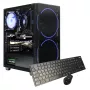 Komputer stacjonarny Hyrican GAMEMAX Czarny Hole 7811 — Intel Core i5-14400F, 16 GB DDR5, 1 TB SSD, GeForce RTX 5060 Ti, Windows 11