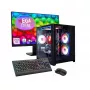 Desktop PC Hyrican GAMEMAX MegaDeal Infinity Mini z Ryzen 7 5700X, 16 GB RAM, 1 TB SSD, RTX 5060Ti, Windows 11 oraz monitorem LED MSI PRO MP273A 27 cali