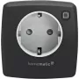 Inteligentna wtyczka eQ-3 Homematic IP 161599A0, wewnętrzna, antracytowa, obudowa z tworzywa sztucznego, 70×70×39 mm