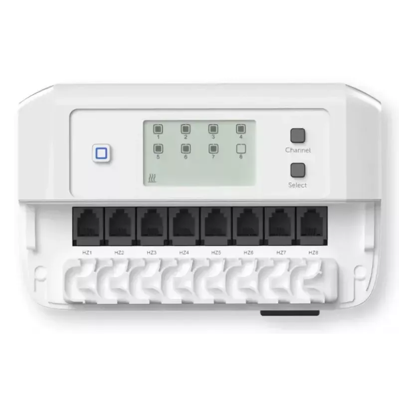 Kontroler ogrzewania podłogowego 8-kanałowy zmotoryzowany, eQ-3 Homematic IP, termostat cyfrowy (RF, AC 230 V)