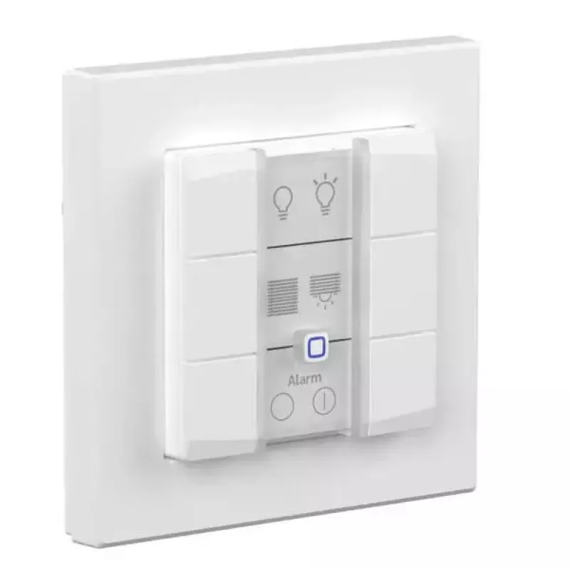 Panel przyciskowy ścienny eQ-3 Homematic IP Wandtaster 6-przyciskowy plastikowy biały