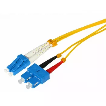 Kabel światłowodowy Tecline 799LS10 LC SC SMF 10 m żółty