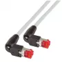 Kabel sieciowy EFB Elektronik K4137GR.10 RJ-45 Cat6a 10 m Szary