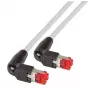Kabel sieciowy EFB Elektronik K4137GR.25 RJ-45 Cat6a 25 m Szary
