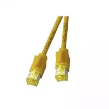 Kabel sieciowy EFB Elektronik RJ45 S/STP Cat6a 10 m żółty
