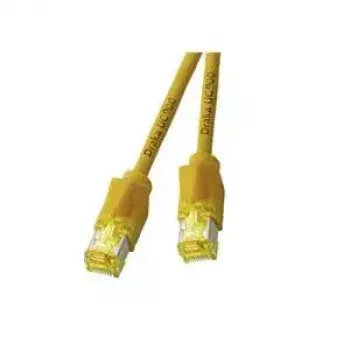 Kabel sieciowy EFB Elektronik RJ45 S/STP Cat6a Żółty 5 m