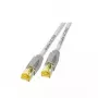 Kabel sieciowy EFB Elektronik K8560GR.10 RJ45 Cat6a 10m Szary