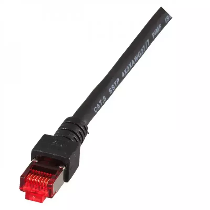 Kabel sieciowy EFB Elektronik RJ45 S/FTP Cat6 20 m Czarny
