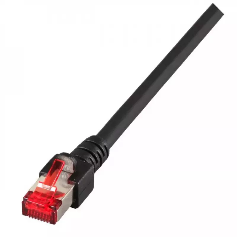 Kabel sieciowy EFB Elektronik RJ45 S/FTP Cat6 Czarny 30 m